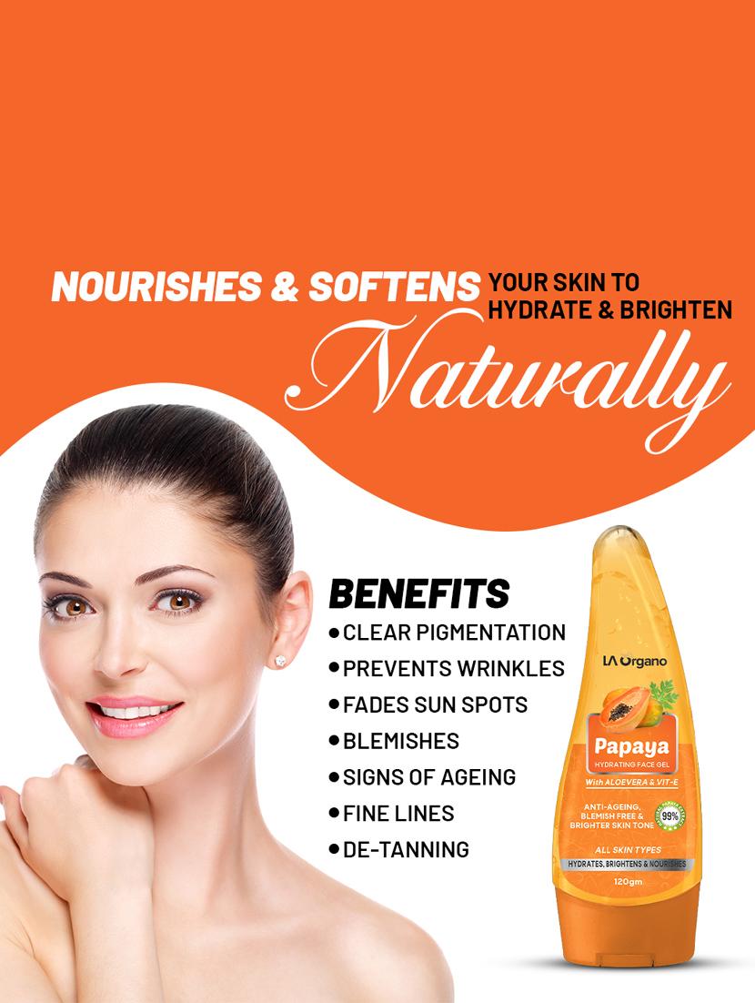 la organo vitamin c face gel & anti acne soap to reduce wrinkles, fine lines, & dark spots (pack of 2) - 18414738 - Zoom Image - 4