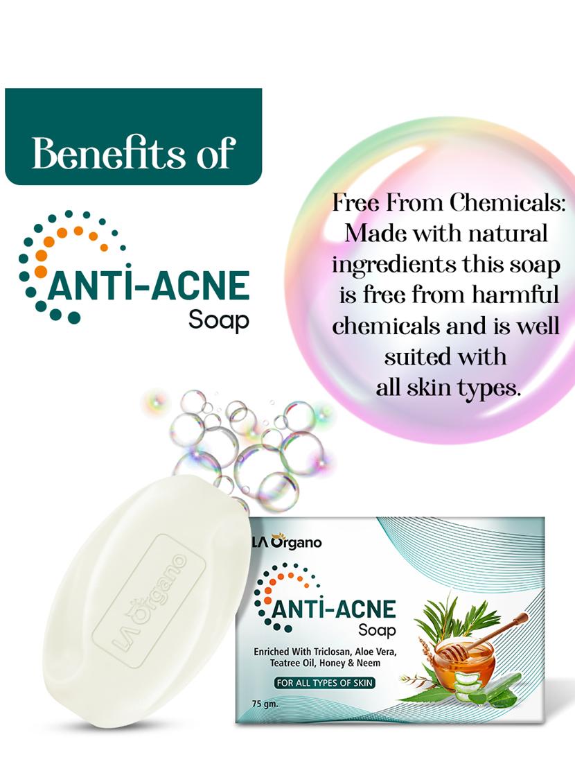 la organo vitamin c face gel & anti acne soap to reduce wrinkles, fine lines, & dark spots (pack of 2) - 18414738 - Zoom Image - 5