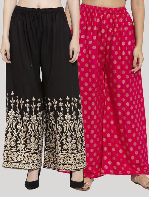 pack of 2 printed palazzo - 18415038 - Standard Image - 1