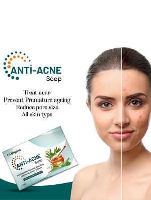la organo anti acne soap & 3% retinol night cream for wrinkles, fine lines & dark spots (pack of 2) - 18415116 - Standard Image - 4