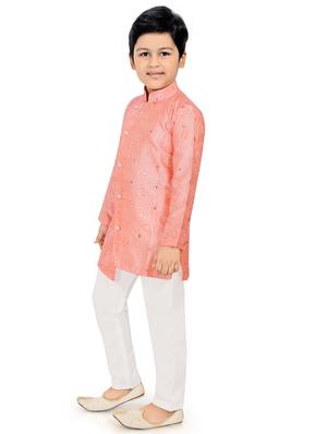 pink printed kurta pajama set - 18415885 - Standard Image - 2