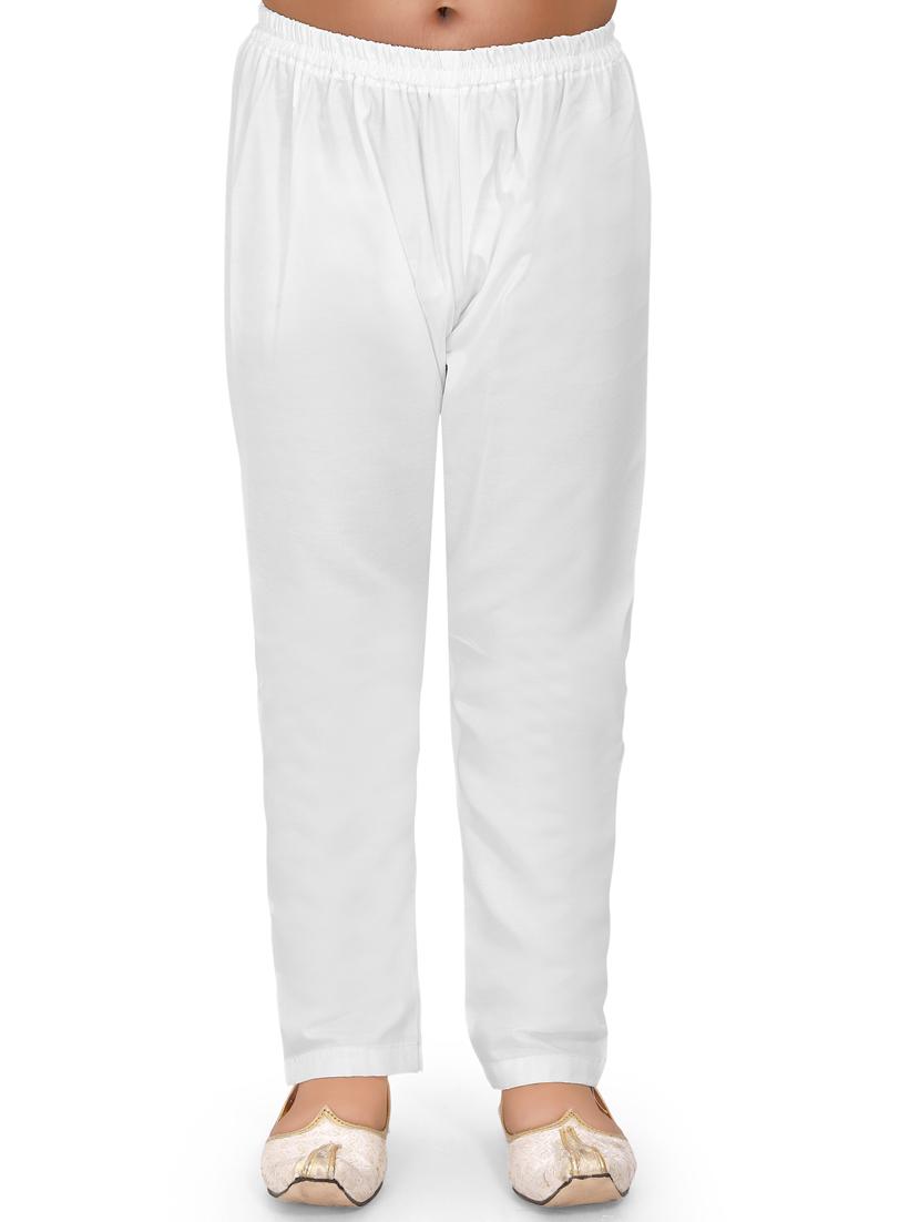 white printed kurta pajama set - 18415899 - Zoom Image - 4
