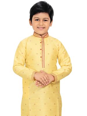 yellow printed kurta pajama set - 18415911 - Standard Image - 5