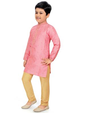 pink printed kurta pajama set - 18415913 - Standard Image - 2