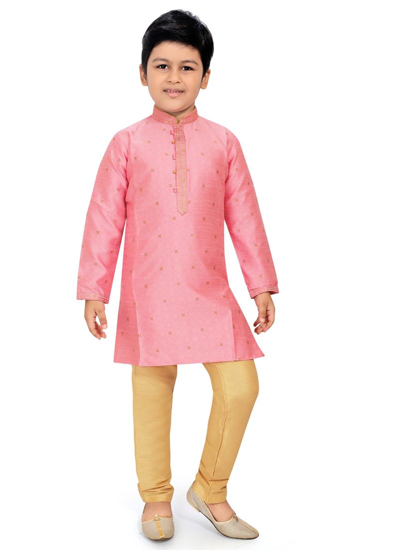 pink printed kurta pajama set - 18415913 - Zoom Image - 1