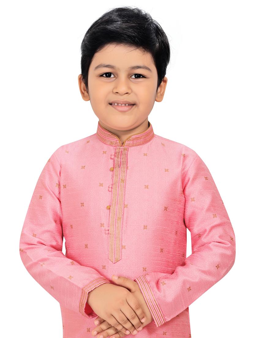 pink printed kurta pajama set - 18415913 - Zoom Image - 5