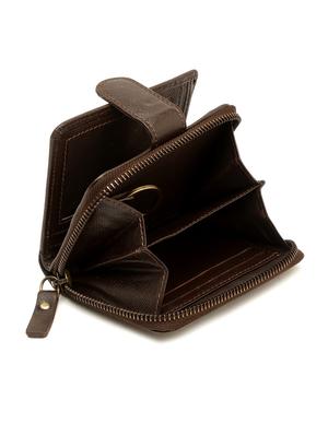 bistre brown leather wallet - 18416039 - Standard Image - 2