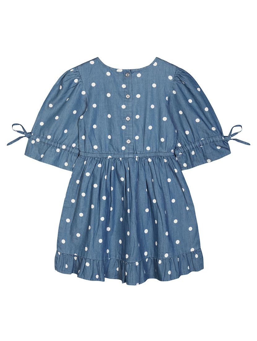blue polka dot denim frock - 18417257 - Zoom Image - 1