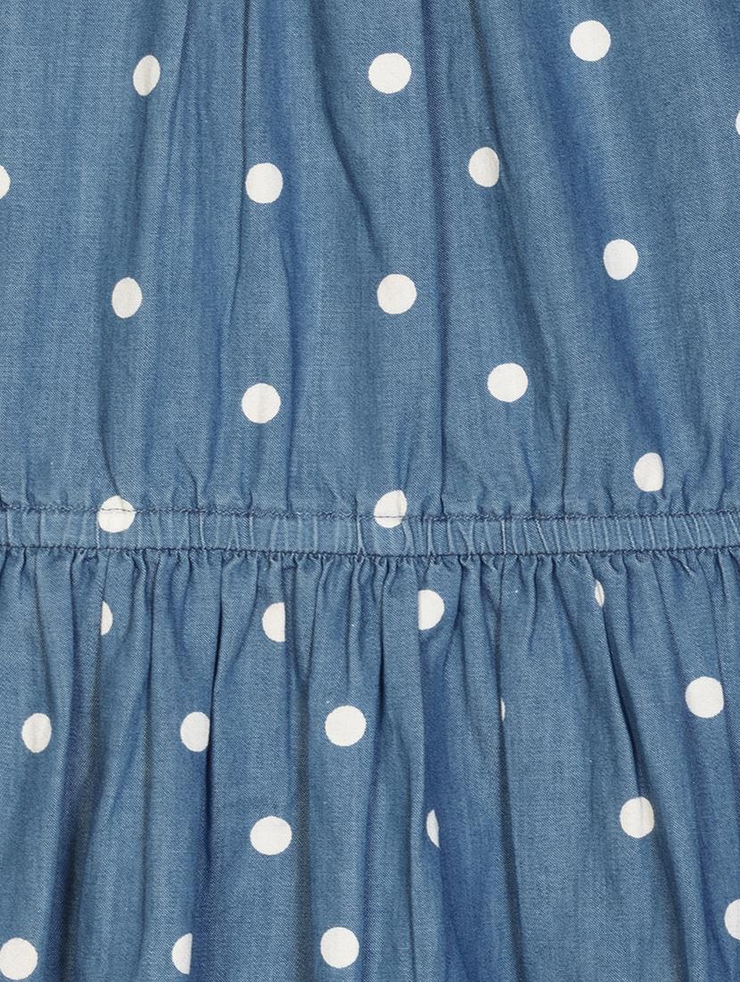 blue polka dot denim frock - 18417257 - Zoom Image - 3
