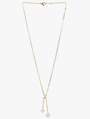 golden heart pendant necklace - 18417305 - Standard Image - 2