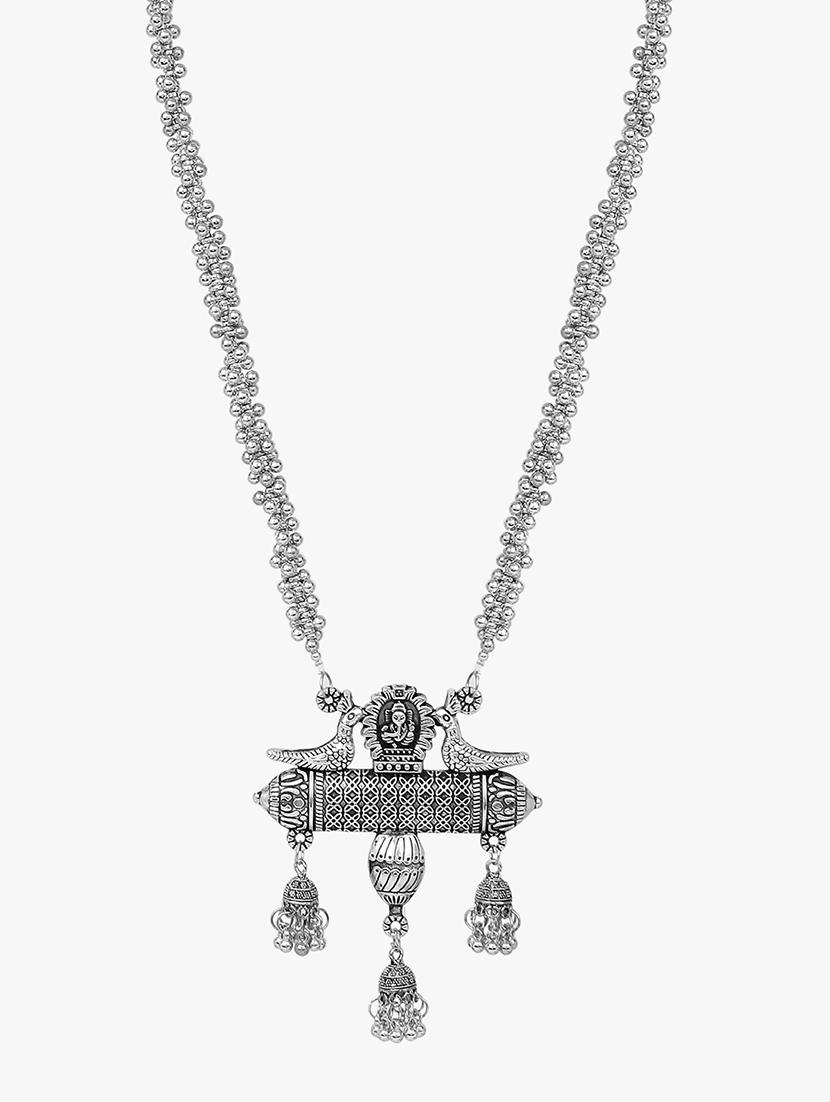long silver temple necklace - 18417342 - Zoom Image - 2