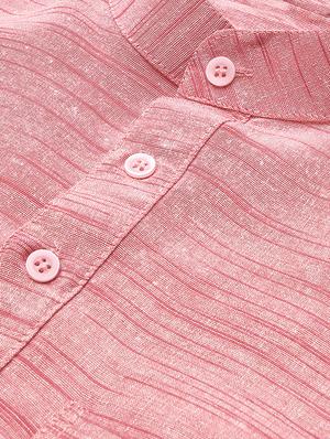 red solid short kurta - 18417424 - Standard Image - 5