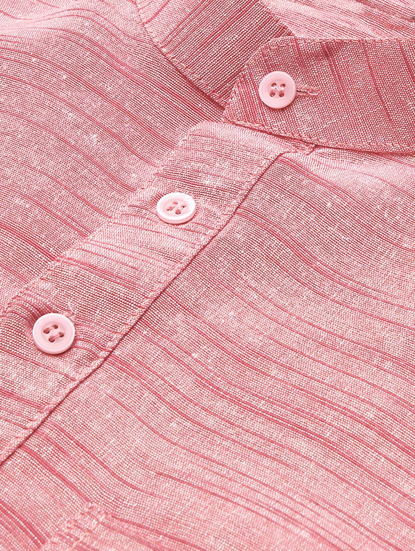 red solid short kurta - 18417424 - Zoom Image - 5
