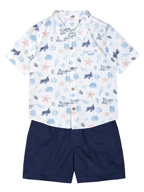 white floral twin set - 18417831 - Standard Image - 1