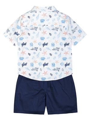 white floral twin set - 18417831 - Standard Image - 2