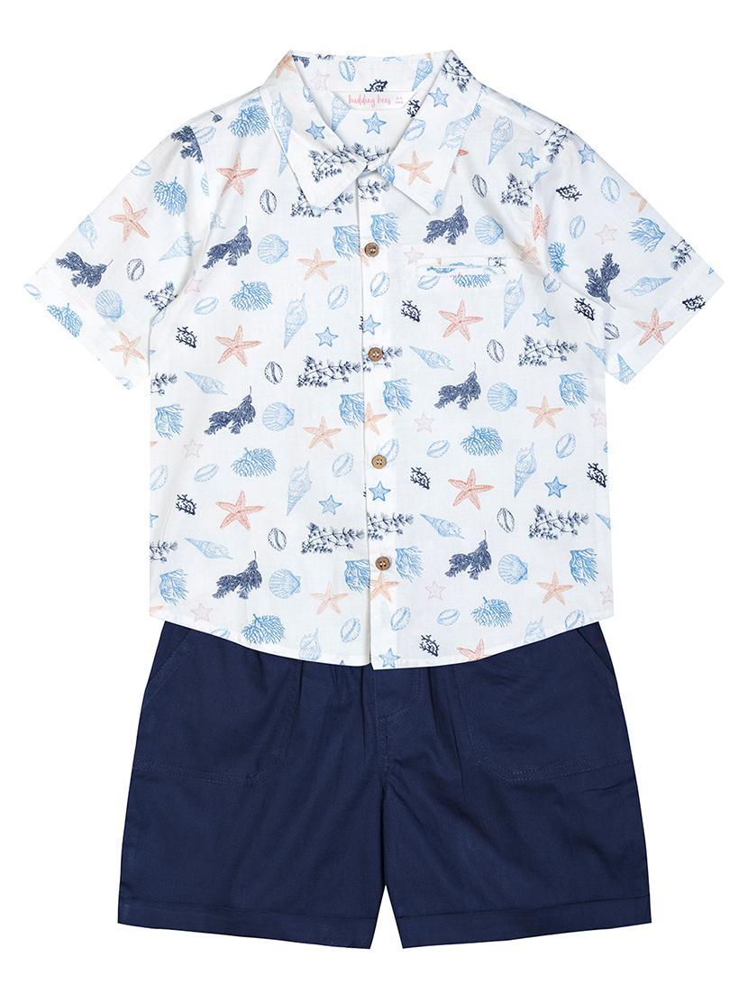 white floral twin set - 18417831 - Zoom Image - 1