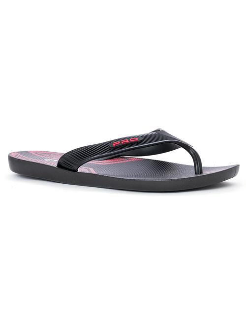 black pvc slip on slippers - 18418250 - Standard Image - 1