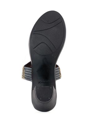 grey synthetic slip on sandals - 18418296 - Standard Image - 4