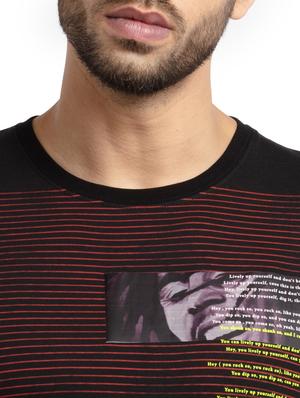 black printed t-shirt - 18418488 - Standard Image - 5