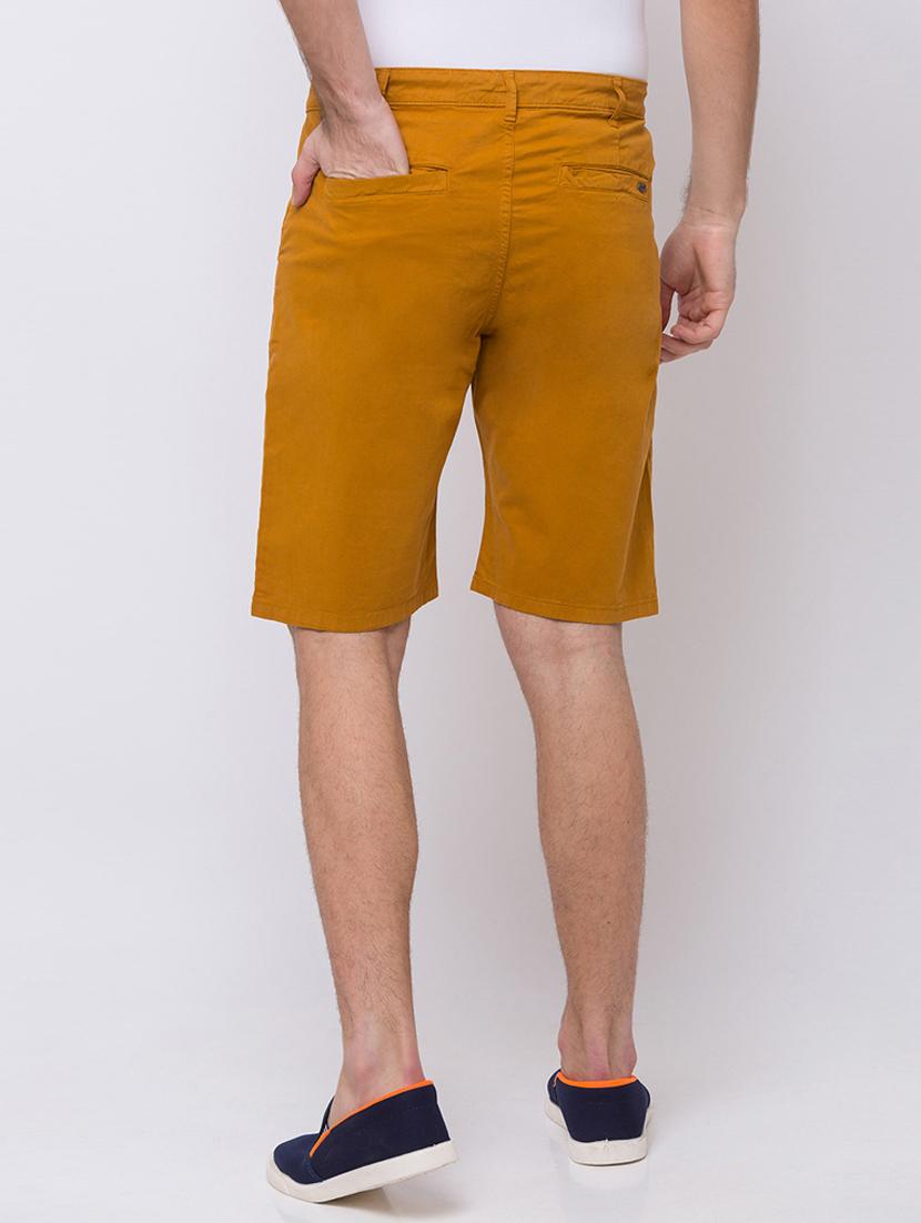 mustard solid short - 18418541 - Zoom Image - 3