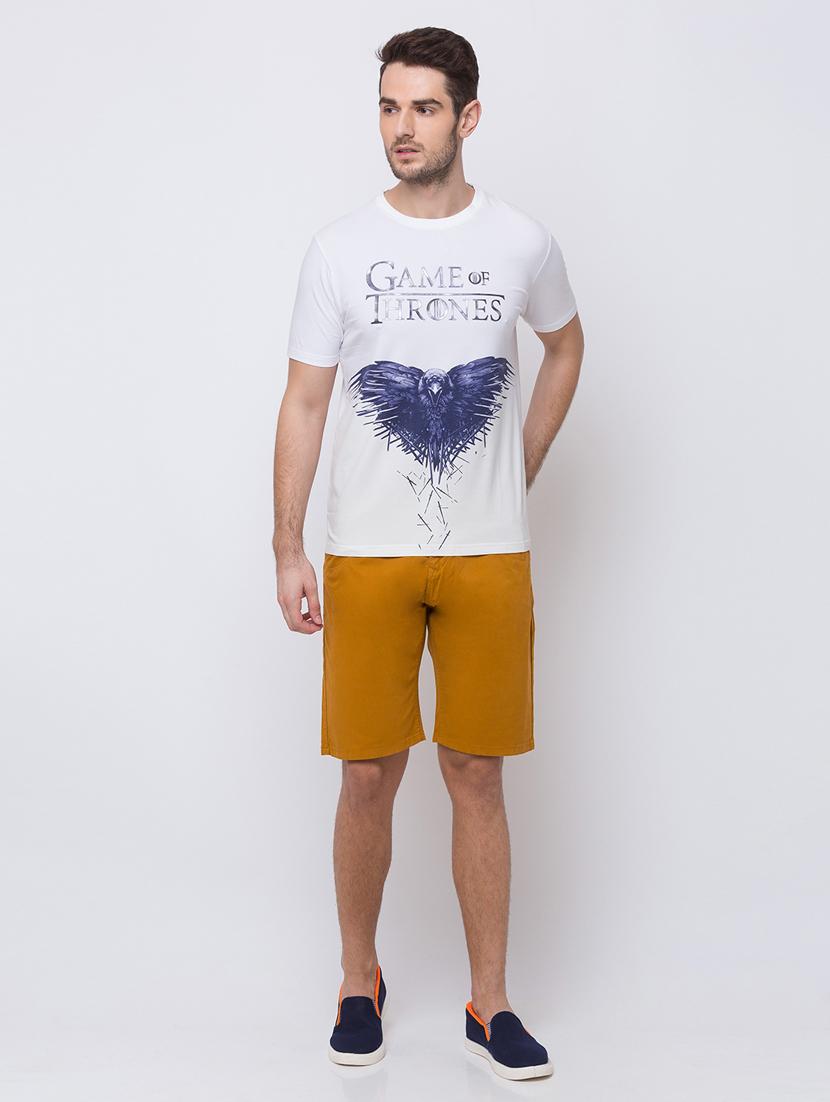 mustard solid short - 18418541 - Zoom Image - 4