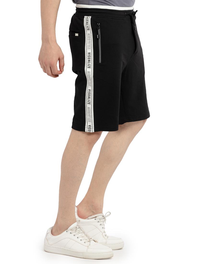 black printed short - 18418545 - Zoom Image - 1