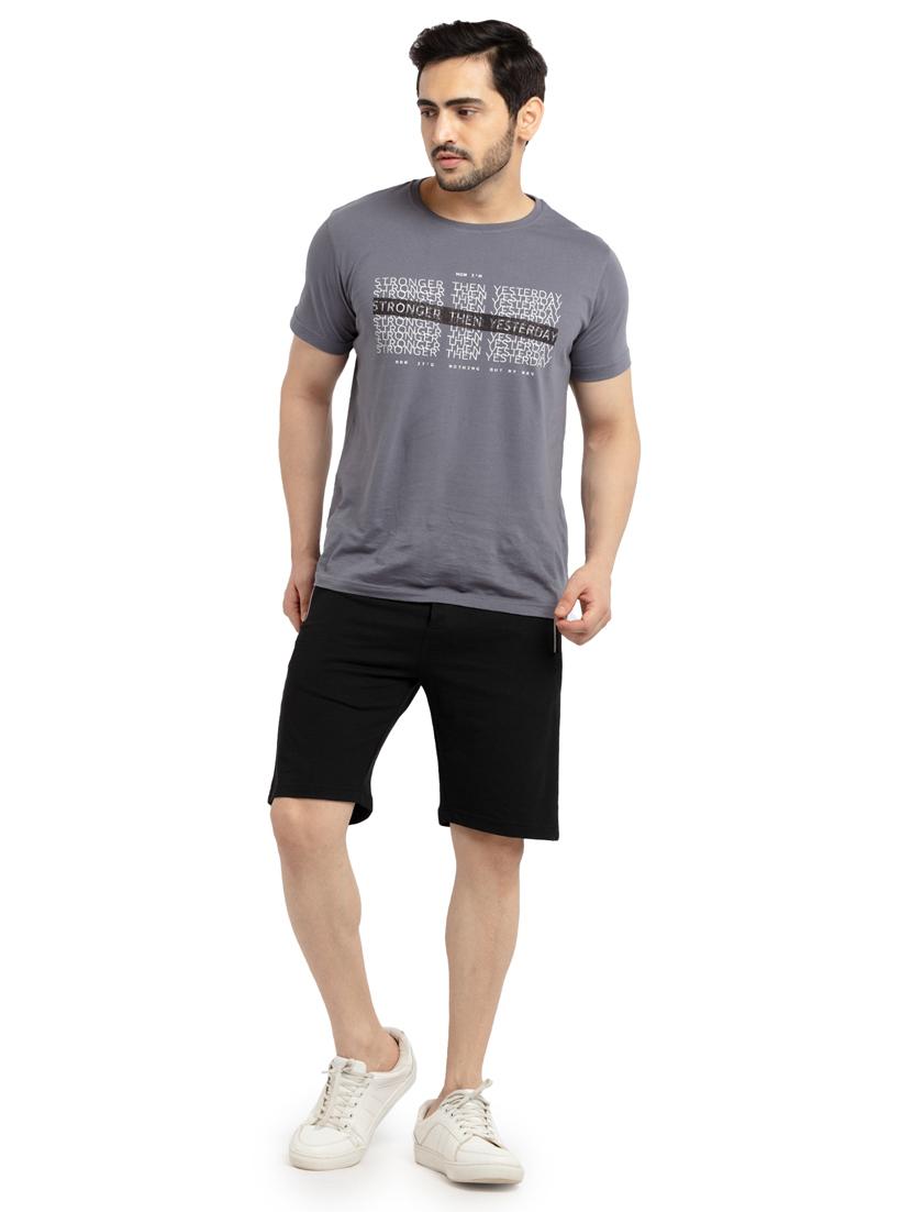 black printed short - 18418545 - Zoom Image - 3