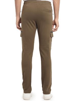 green solid full length track pant - 18418630 - Standard Image - 3
