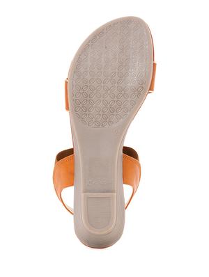 tan synthetic back strap sandals - 18418857 - Standard Image - 5