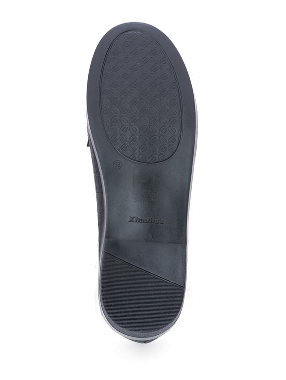 black synthetic slip on loafers - 18418884 - Zoom Image - 5