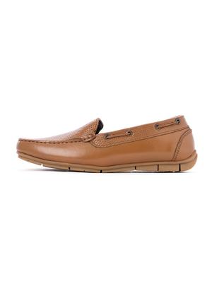 brown leather slip on loafers - 18418885 - Standard Image - 2