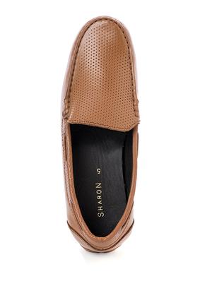 brown leather slip on loafers - 18418885 - Standard Image - 4