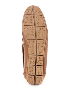 brown leather slip on loafers - 18418885 - Standard Image - 5