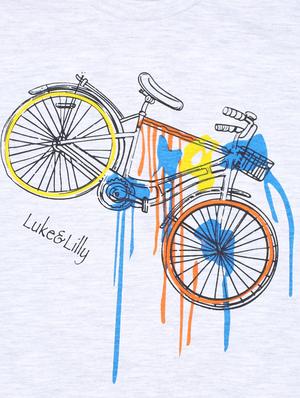 grey printed t-shirt - 18418993 - Standard Image - 3