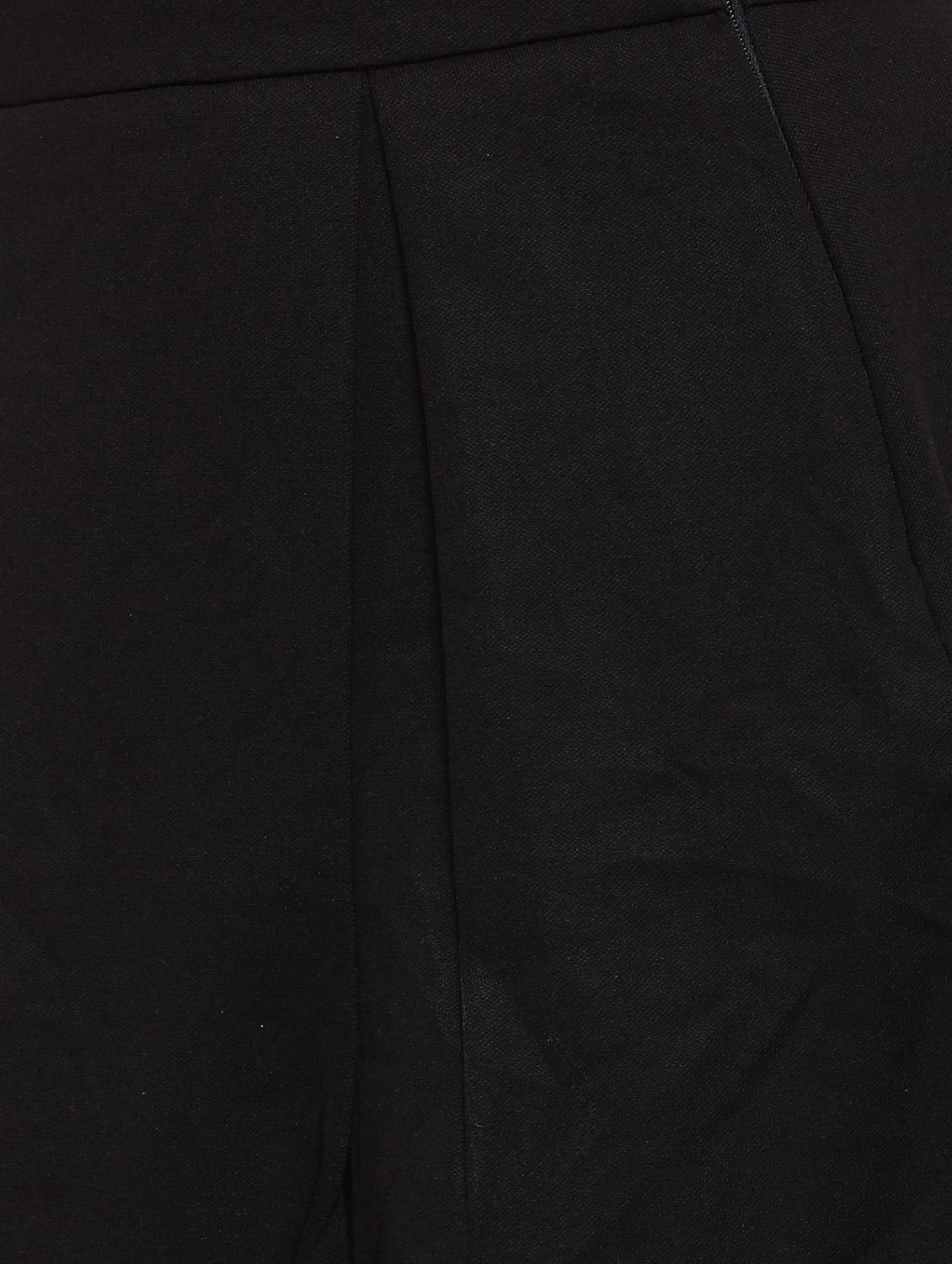 black cotton flared skirts - 18419155 - Zoom Image - 4