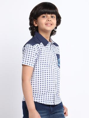 blue printed shirt - 18419488 - Standard Image - 2