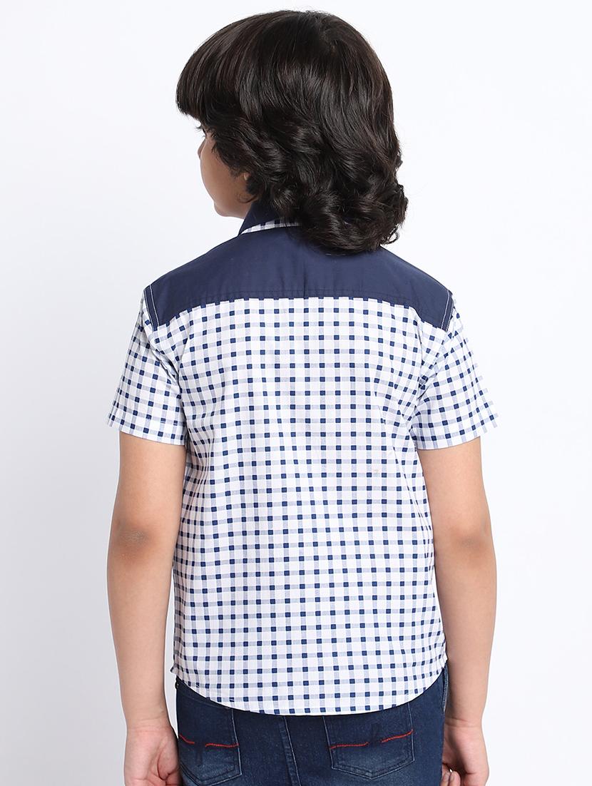 blue printed shirt - 18419488 - Zoom Image - 3