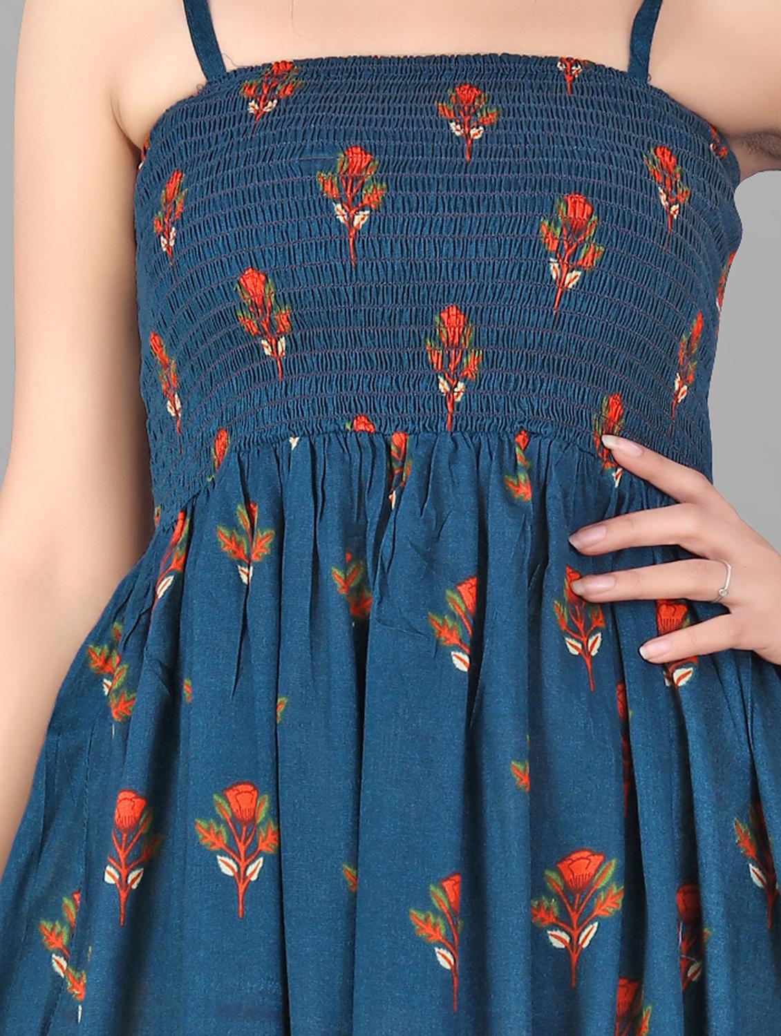 cami neck floral fit & flare dress - 18420590 - Zoom Image - 4