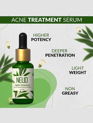 neud rapid clearance acne treatment serum with salicylic acid, bakuchiol and niacinamide - 1 pack (30 ml) - 18421782 - Standard Image - 3