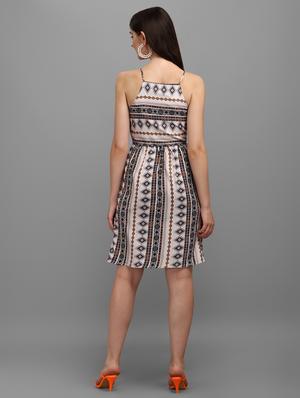 cami neck printed empire line dress - 18421959 - Standard Image - 3