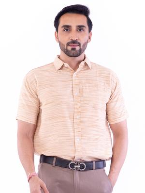 set of 2 solid khadi casual shirt - 18422868 - Standard Image - 7