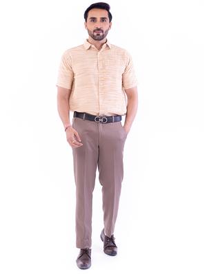 set of 2 solid khadi casual shirt - 18422868 - Standard Image - 10