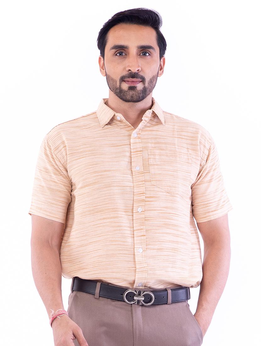set of 2 solid khadi casual shirt - 18422868 - Zoom Image - 7