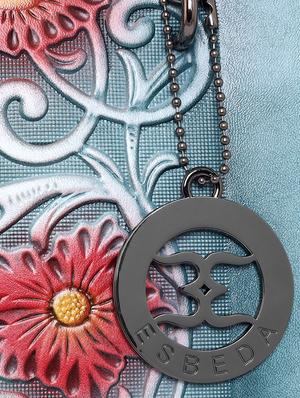 blue floral regular handbag - 18424754 - Standard Image - 4