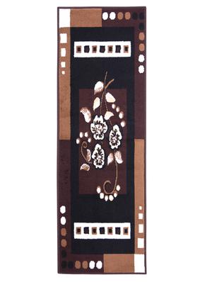 gaba rugs polypropylene decorative bedside/kitchen runner -50x150 cm, brown - 18425513 - Standard Image - 3