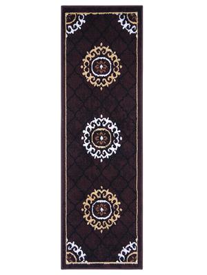 gaba rugs polypropylene decorative bedside/kitchen runner -50x150 cm, brown - 18425515 - Standard Image - 3
