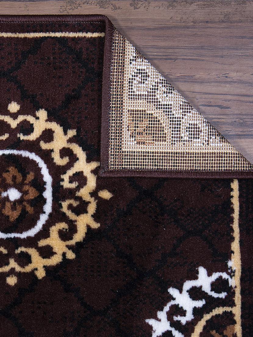 gaba rugs polypropylene decorative bedside/kitchen runner -50x150 cm, brown - 18425515 - Zoom Image - 2