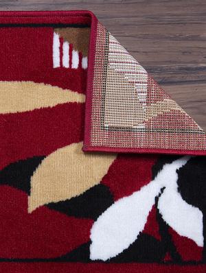 gaba rugs polypropylene decorative bedside/kitchen runner -50x150 cm, red - 18425520 - Standard Image - 2