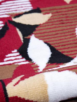 gaba rugs polypropylene decorative bedside/kitchen runner -50x150 cm, red - 18425520 - Standard Image - 4