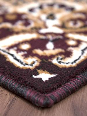 gaba rugs polypropylene decorative bedside/kitchen runner -50x150 cm, brown - 18425521 - Standard Image - 2